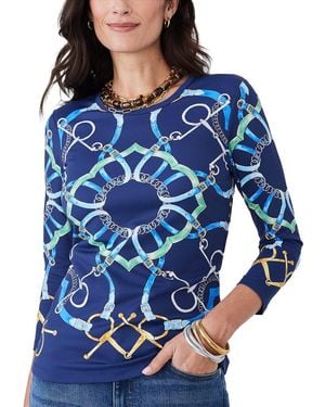 J.McLaughlin Signature Tee - Blue