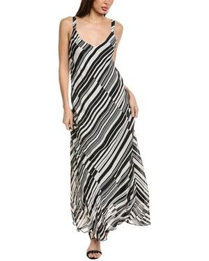 Johnny Was Normania Bias Silk-Blend Maxi Dress - Multicolour