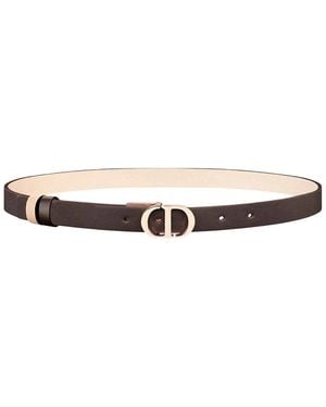 Dior Leather Belt - Natural