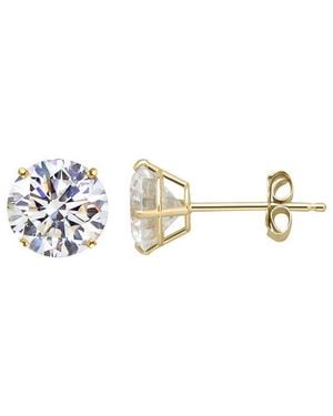 Stephen Oliver 18K Plated Cz Studs - Metallic