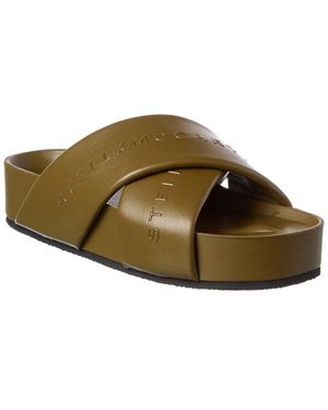 Stella McCartney Logo Signature Sandal - Brown