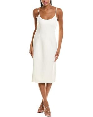 Michael Kors Michael Kors Stretch Wool Crepe Slip Dress - White