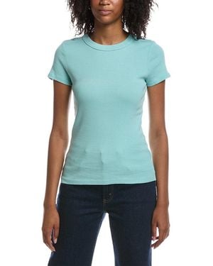 Michael Stars Lexy Band Crewneck T-Shirt - Blue