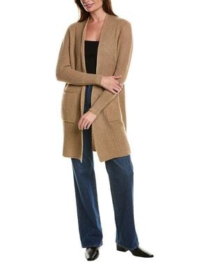 Forte Ribbed Wool & Cashmere-blend Cardigan - Blue