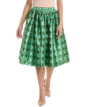 Frances Valentine Barbara Midi Skirt - Green