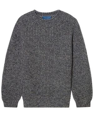 Robert Talbott Cashmere & Wool-Blend Spencer Rollneck Sweater - Gray
