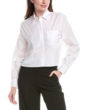 Rag & Bone Maxine Jewel Cropped Shirt - White