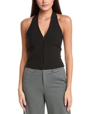 Rag & Bone Irina Wool-Blend Halter Top - Black