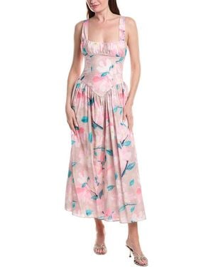 Bardot Cartia Printed Maxi Dress - Pink