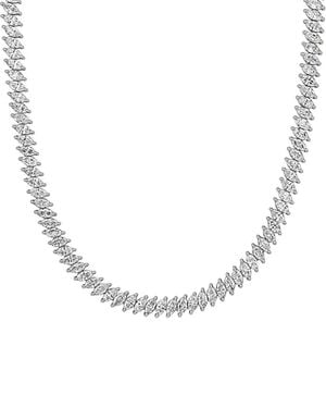 Created Forever 18K 14.61 Ct. Tw. Lab-Grown Diamond Tennis Toggle Necklace - Metallic