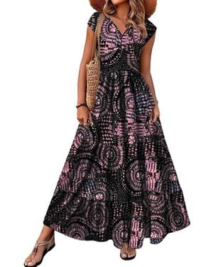 Emma way Maxi Dress - Multicolour