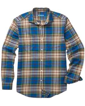 J.McLaughlin Dobson Woven Shirt - Blue