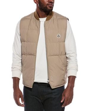 Moncler Down Vest - Natural