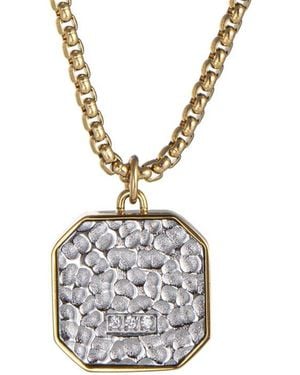 jean claude Cz Pendant Necklace - Metallic