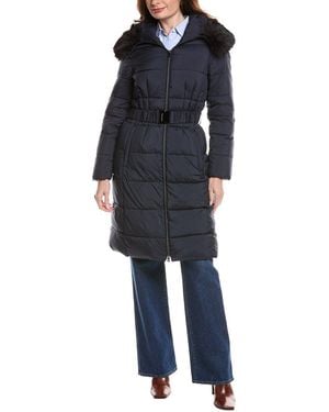Tahari Emily Puffer Jacket - Blue