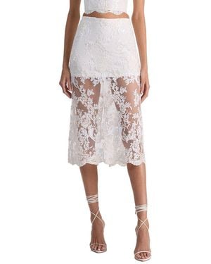 Alice + Olivia Medine Midi Slip Skirt - Multicolor