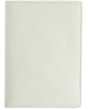 ROYCE New York New York Leather Rfid Blocking Passport Cover With Card Slots - Natural