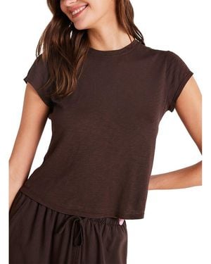 Bella Dahl Baby Crew T-Shirt - Brown