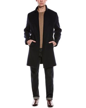 Theory Belvin Wool-Blend Coat - Black