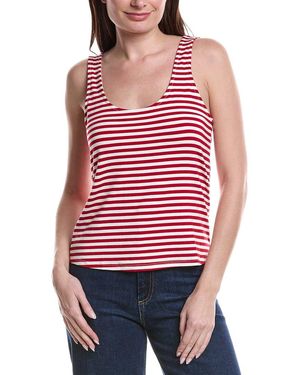 L'Agence Sade Scoop Neck Tank - Red