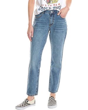One Teaspoon Stixx Love Low Rise Slim Straight Jean - Blue