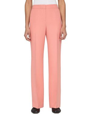 Lafayette 148 New York Plus Saint Marks Wool-Blend Flared Pant - Pink