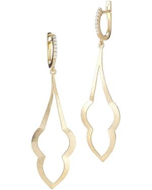 Reiss 14k 0.14 Ct. Tw. Diamond Earrings - White