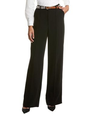 Cinq À Sept Rhinestone Belt Ester Pant - Black