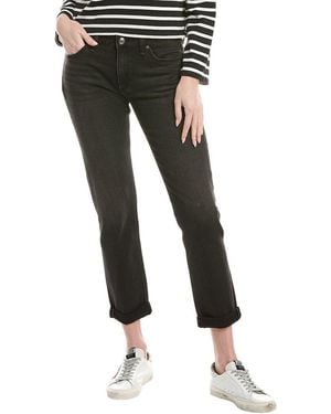 Rag & Bone Dre Low-Rise Slim Boyfriend Jean - Black