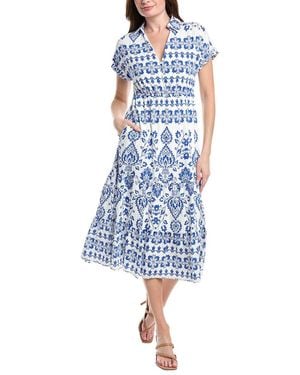 Sam Edelman Print Shirtdress - Blue