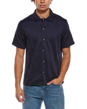 John Varvatos Danny Camp Shirt - Blue