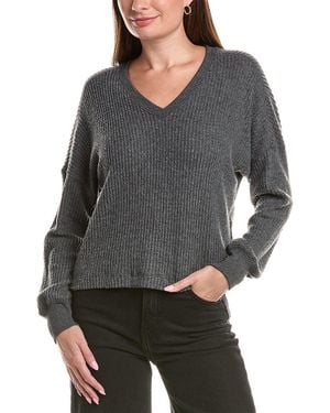 Michael Stars Salma V-Neck - Gray