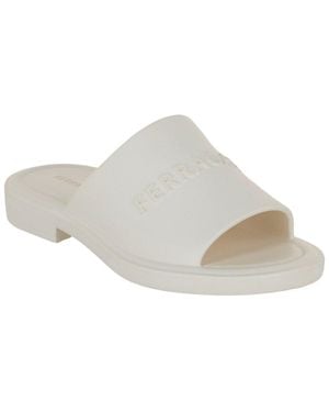 Ferragamo Giuneva Sandal - White