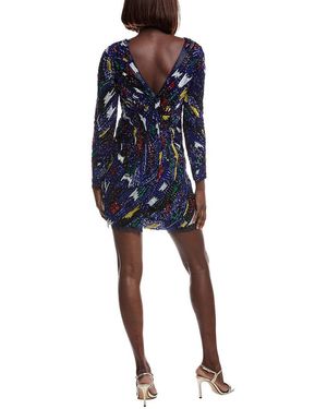 liv foster kaia mirror-beaded mini dress Liv Foster Kaia Beaded Mirror Mini Dress