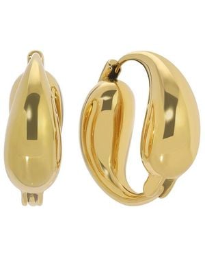 Eye Candy LA Valeria Hoop Drop Earrings - Metallic
