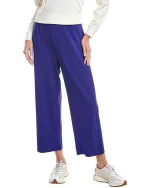 Eileen Fisher Straight Cropped Pant - Blue