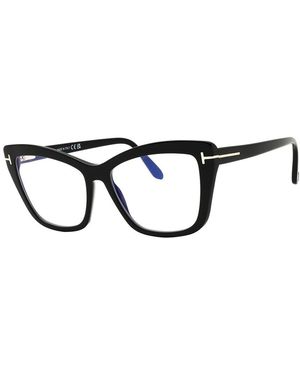 Tom Ford 55Mm Light-Blocking Optical Frames - Black