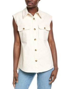Nicholas Adelpha Utility Vest - White