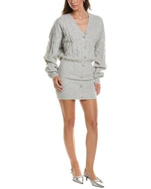 retroféte Tala Wool-Blend Dress - Gray