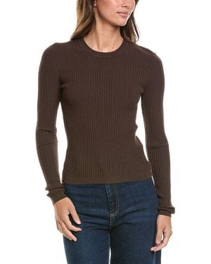 FRAME The Fine Cable Jumper - Brown