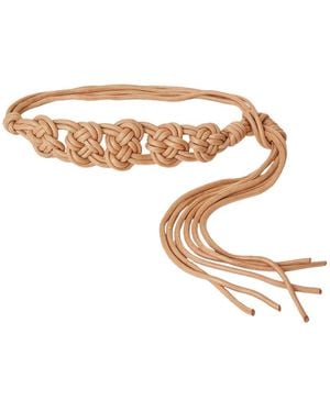 B-Low The Belt Cordelia Waxed Cord Wrap Belt - Metallic