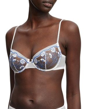 Skarlett Blue Enamoured Balconette Underwire Bra - Brown