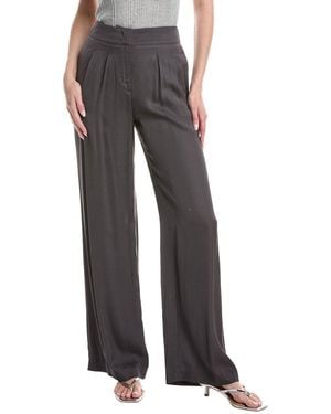 Peserico Wide Leg Pant - Grey