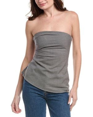 Rag & Bone Genevieve Wool-Blend Top - Gray