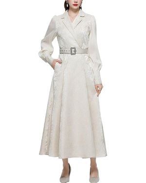 MIRA RICHI Midi Dress - White