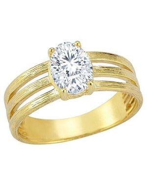 Reiss 14K 1.05 Ct. Tw. Lab-Grown Diamond Ring - Metallic