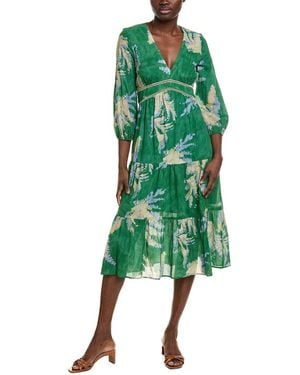 Ba&sh Parela Midi Dress - Green