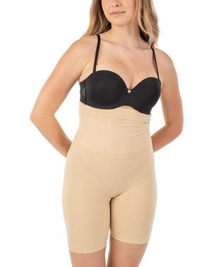 Body Beautiful High Waist Shaper With Extra Long Boy Leg - Black
