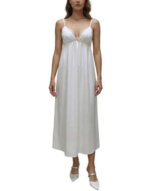 Nia Midi Dress - Gray