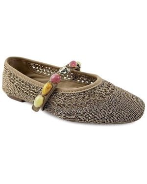 Kenneth Cole Zeta Stones Flat - Brown